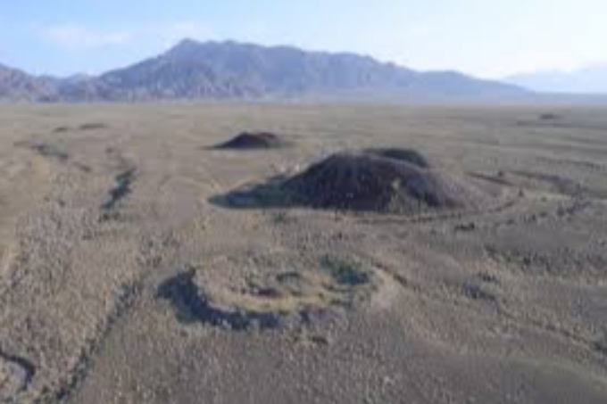 The big Besshatyr mound 